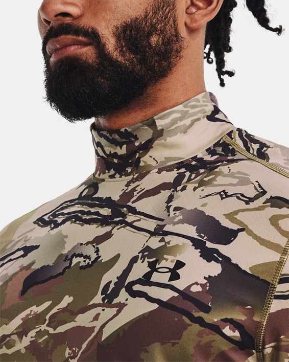 Men's ColdGear® Infrared Camo Mock Long Sleeve, Misc/Assorted, pdpMainDesktop image number 3